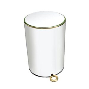 liruxun trash can stainless steel press bathroom trash can kitchen garbage container household products