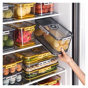 TIST Food Storage Box Container With Lid Sealed Food Storage Box For Refrigerator ( Color : Blue , Size : 6# )