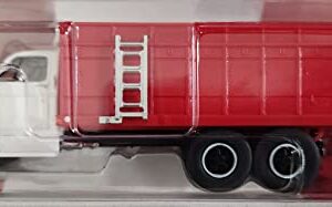 Greenlight 51433-B 1983 Chevy C70 Tandem Grain Truck Red & White 1/64 Scale