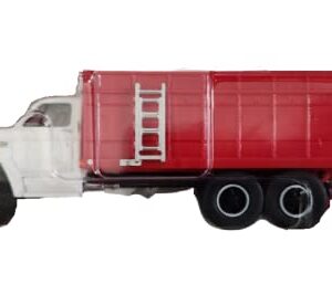 Greenlight 51433-B 1983 Chevy C70 Tandem Grain Truck Red & White 1/64 Scale