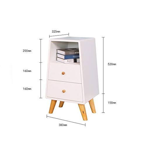 SJYDQ Fashion Nightstands Children White Side Small Counters Bedside Cupboards Lockers Creative Bedroom Cupboards