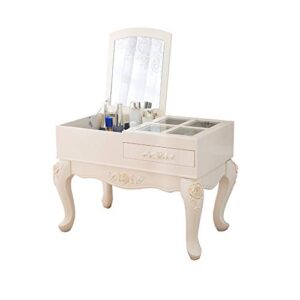 qjpaxl window dressing table multi-function makeup cabinet mini bedroom dressing table european small simple
