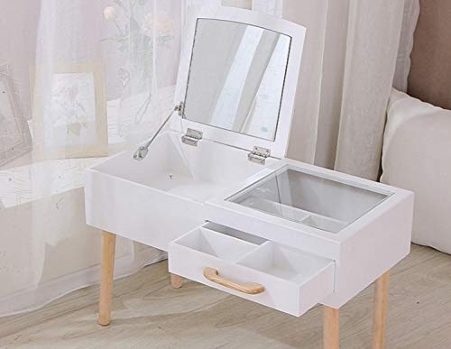 QJPAXL Nordic Window Economical Multi-Functional Small Apartment Bedroom Dressing Table Simple Dressing Table