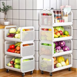 CXDTBH Kitchen Spice Storage Rack 3/4 Tier Floor Cutlery Rack for Bathroom Storage Rack Multifunctional Trolley (Color : D, Size : 120.5cm*40cm)