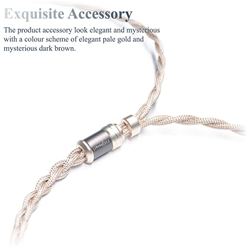 FSIjiangyi HD700 Replacement Cable 6N Single Crystal Copper Braid Headphones Cable Balanced Headphone Cable Compatible for Sennheiser HD700 (4.4mm Plug)