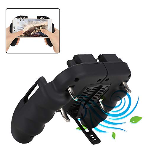 Jeanoko Cellphone Gamepad, Multipurpose Mobile Gaming Handle Comfortable Grip for 6.5inch Phone