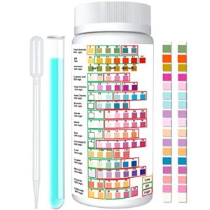 webest 16 in 1 water testing kits for drinking water- home water test kit,water quality measurement kits for science education, water test strips with lead, mercury, copper, ph, chlorine and more