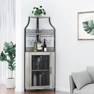 alkmaar wine cabinet, grey