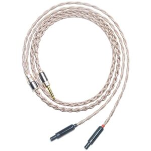 fsijiangyi hd800 cable hd800s balanced cable hd820 cable 6n single crystal copper braid headphones cable for sennheiser hd800s cable hd820 hd800 replacement cable (4.4mm plug)