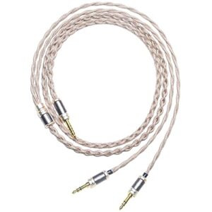 fsijiangyi he1000se cable susvara cable he6se cable sundara cable two 3.5mm plug 6n single crystal copper ananda balanced cable for hifiman ananda replacement cable he400i cable (2.5mm plug)