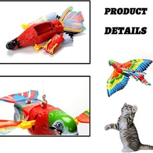 Bird Flying Toy, Bird Interactive cat Toy, Electric Suspension Flying Bird, Kitten Interactive Chasing and Playing Practice