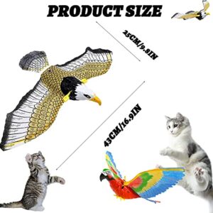 Bird Flying Toy, Bird Interactive cat Toy, Electric Suspension Flying Bird, Kitten Interactive Chasing and Playing Practice