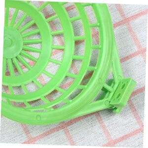 10 pcs Cage Basin Hollow-Out Hollow Pet Finch Green Plastic Hanging Hollow- Eggs Tool Bowl Out Decor Nest Supplies Hut Bird Parrot for Hatching Pan Tree Canary Pigeon Nest-Bird