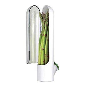 LIANGLIDE Fresh Herb Keeper,Herb Saver for Refrigerator,Herb Saver Pod,Vegetable Preservation Bottle,Keep Fresh Cup for Cilantro,Mint,Parsley,Asparagus,Keeps Greens Fresh for 2-3 Weeks