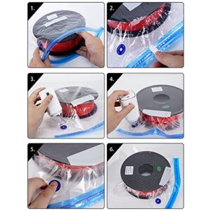 3D Printer Filament Storage Bag Vacuum Kit Filament Vacuum Sealed Bags,Filament Storage Bag Vacuum Kit,10 Bags 1 Automatic Vacuum Pump-10vacuum Bags+Vacuum Pump-Suit