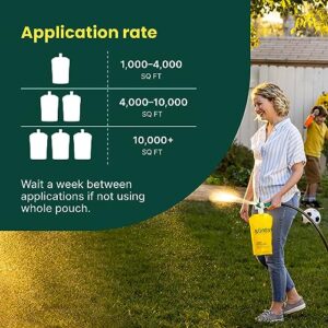 Sunday Lawn Kickstart Fertilizer, 42.3oz for Lawn Improvement - Includes Universal Sprayer Attachment - Covers Up to 5,000 Sq Ft - Easy Application in 15 Minutes or Less - Boost Your Lawn's Health Today!