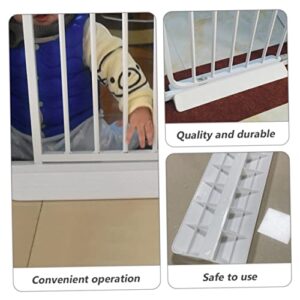 House Walk Stairs Heavy for Plastic Thru Doorways Guardrail Metal Door White Fixator Pet Stairways Part Pedalboard Holder Safety Duty Anti-Kicking Proofing Stairway Board Dog