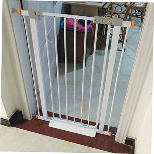 House Walk Stairs Heavy for Plastic Thru Doorways Guardrail Metal Door White Fixator Pet Stairways Part Pedalboard Holder Safety Duty Anti-Kicking Proofing Stairway Board Dog