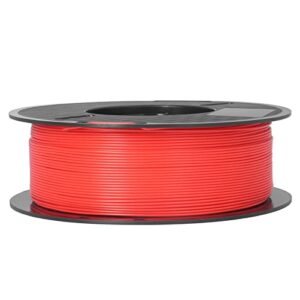 3d printer filament, odorless anti clogging 1kg pla filament for high precise printing (red)