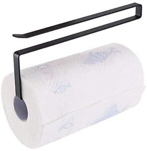 kitchen paper roll holder paper towel rack dining table kitchen paper roll holder vertical paper towel storage rack ( color : black )