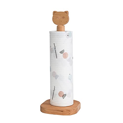 Kitchen Paper Roll Holder Paper Towel Rack Dining Table Kitchen Paper Roll Holder Vertical Paper Towel Storage Rack ( Color : A )