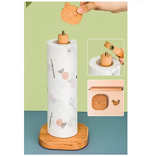 Kitchen Paper Roll Holder Paper Towel Rack Dining Table Kitchen Paper Roll Holder Vertical Paper Towel Storage Rack ( Color : A )