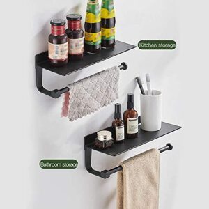 Kitchen Paper Roll Holder Paper Towel Rack Dining Table Kitchen Paper Roll Holder Vertical Paper Towel Storage Rack ( Color : Black-1 )