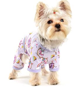 dog pajamas donut soft doggie onesies puppy apparel pet clothes cat pjs for small dog girl summer spring