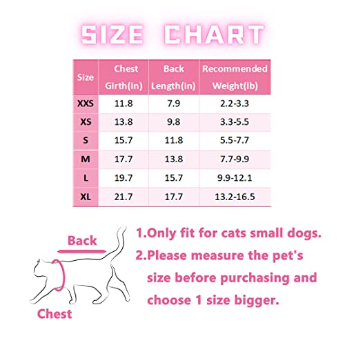 Cat Small Dog Rabbit Design Coat,Dog Warm Pajamas Onesie Pet Soft Winter Dog PJS Sweaters Outfit Stretchy Soft Doggy Jumpsuits Sweatshirt, XXL