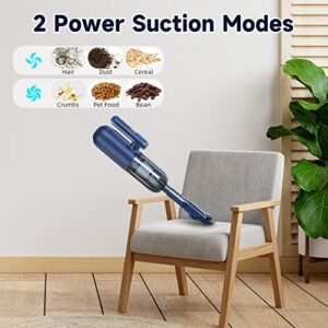 Cordless Vacuum Cleaner, Electric Stick Vacuum Broom with Rechargeable Battery, Lightweight Vaccumm-Cordless Handheld Vacuum Cleaner for Hardwood Floor Pet Hair Home Cleaning