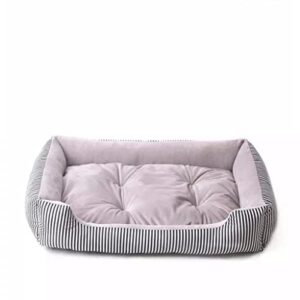 WXBDD Cats Kennel Warm Cozy Dog House Soft Fleece Nest Dog Baskets Mat Winter Waterproof Kennel Soft Large Pet Dog Bed (Color : D, Size : 80X61X13CM)