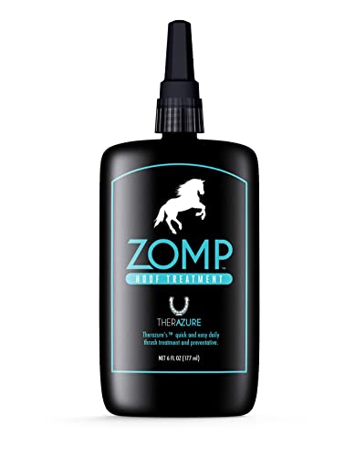 Therazure Zomp Liquid Hoof Thrush and White Line Treatment for Horses: Effective for Thrush Relief and Prevention on All Hooved Animals