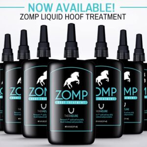 Therazure Zomp Liquid Hoof Thrush and White Line Treatment for Horses: Effective for Thrush Relief and Prevention on All Hooved Animals