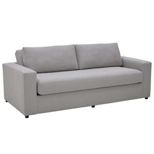modway avendale sofas, flint gray linen blend