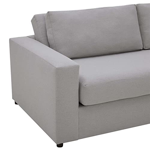 Modway Avendale Sofas, Flint Gray Linen Blend