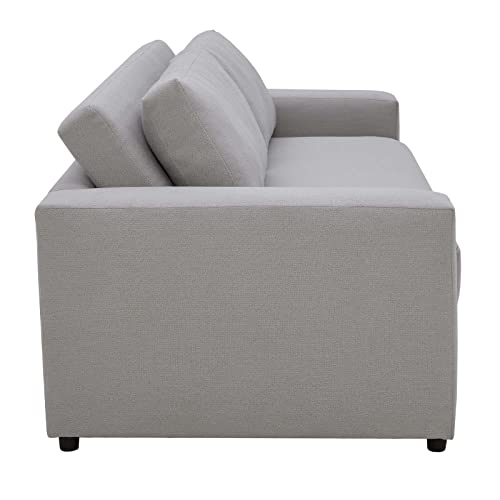 Modway Avendale Sofas, Flint Gray Linen Blend