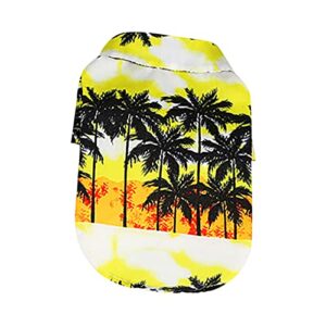 Pet Clothes for Medium Dogs Summer Pet Summer Floral Cat Shirt Hawaiian Printed Pet T Shirts Beach Seaside Puppy Shirt Sweatshirt for Small Cat