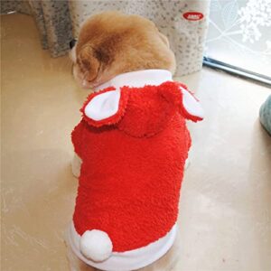 Pet Clothes Closet Cotton Costume Pet Clothes Costume Thicken Double Layer Cotton Suit Rabbit Suit