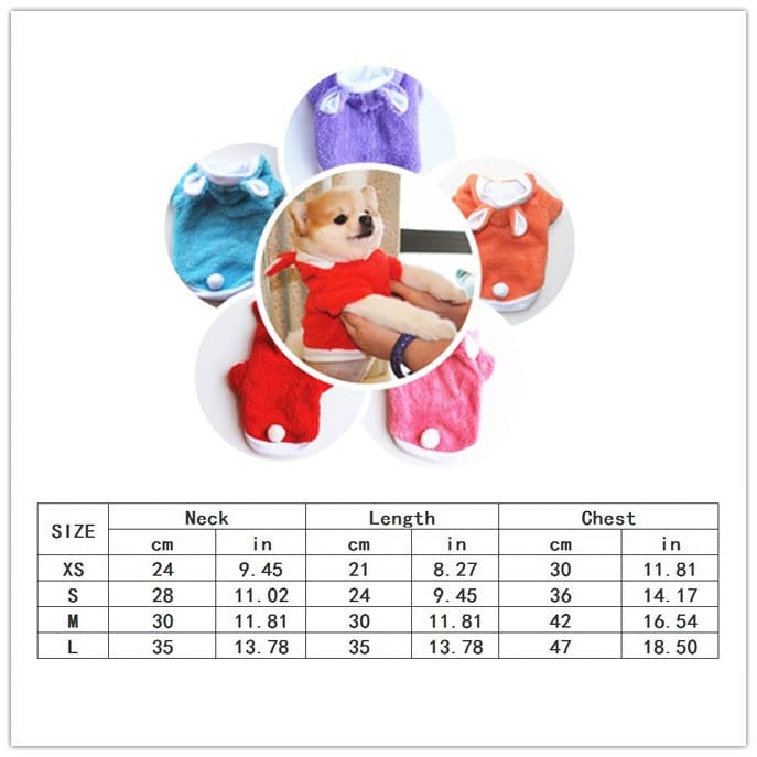 Pet Clothes Closet Cotton Costume Pet Clothes Costume Thicken Double Layer Cotton Suit Rabbit Suit