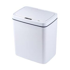 zsedp automatic sensor induction trash can home rubbish cans kitchen bathroom electric type touch waste bin paper dustbin bucket ( color : onecolor , size : as the picture shows )