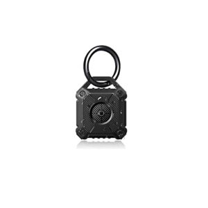 waterproof airtag holder, airtag case with keychain, screw full cover, 360° full protection,durable anti-scratches secure holder case protect for apple airtag tracker(black1pack)