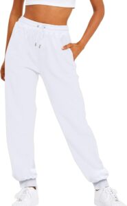 vickyleb trousers drawstring casual pants elastic cotton back linen womens waist pants pants casual romper pants for