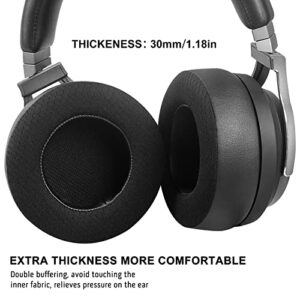 Gvoears Upgraded Ear Pads Replacement for Virtuoso RGB Wireless SE XT Headset compatiable with Corsair Virtuoso XT Gaming Headphone, Added Thickness, Brethable Mesh Fabric and Protein Leather