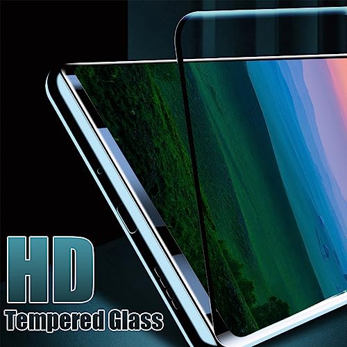 [2+2 Pack] Galaxy S22 Ultra Screen Protector, 9H Tempered Glass, Ultrasonic Fingerprint Support, 3D Curved, HD Clear Scratch Resistant for Samsung Galaxy S22 Ultra 5G Glass Screen Protector