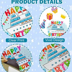 15Pcs Cruise Door Magnets Birthday Reusable Cruise Door Decorations Magnetic, Many Interesting Cruise Door Magnets Accessories for Refrigerator Ship Carnival Party Birthday Door Sticker Must-Haves