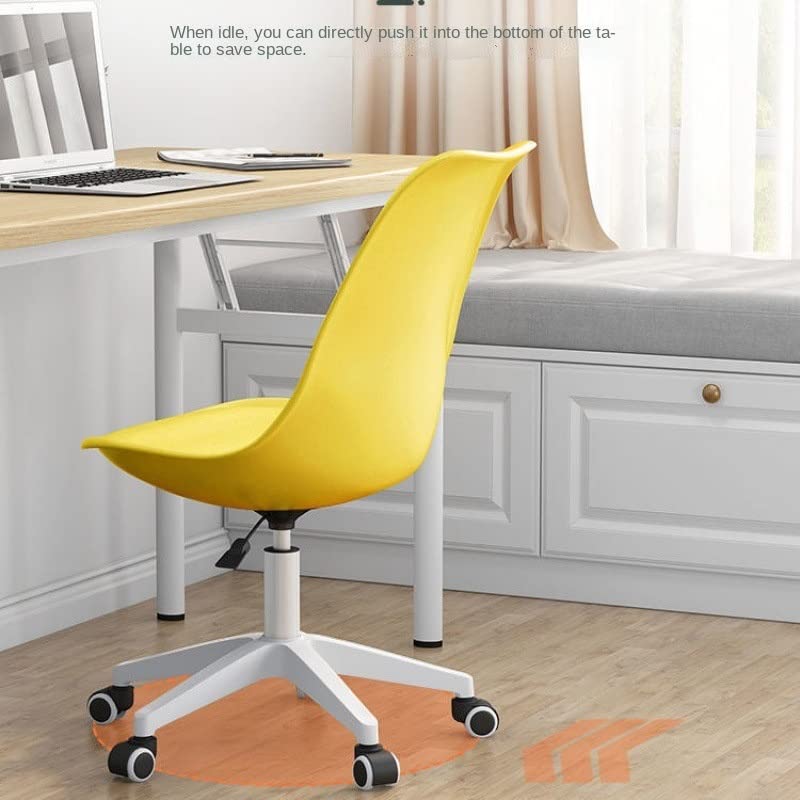 XBWEI Computer Chair Desk Backrest Simple Lifting Leisure Chair Reception Office Stool Comfortable Chair (Color : E, Size : 1)