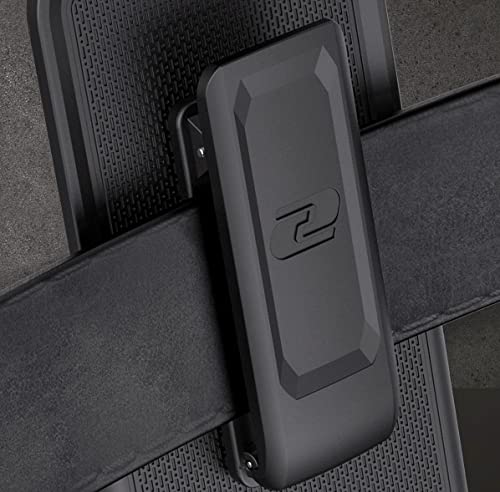 Encased DuraClip Designed for Samsung Galaxy S23 Ultra Belt Clip Case, Slim Phone Case with Holster (Black)