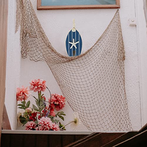 STOBOK Wall Hanging Decor Nautical Wall Hook Hanger Wood Boat Shape Storage Hook Decorative Hand Towel Rack Heavy Duty Key Holder for Coastal Bathroom Bedroom Kitchen Blue Hanger Hooks