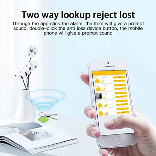 2023 Portable Tracker, Bluetooth 5.0 Smart Anti-Lost Real Time Mini Tracking Locator, Item Finder Device for Keys Wallets Luggages Bags Kids Pets