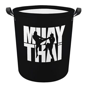 muay thai large laundry basket hamper bag washing with handles for college dorm portable